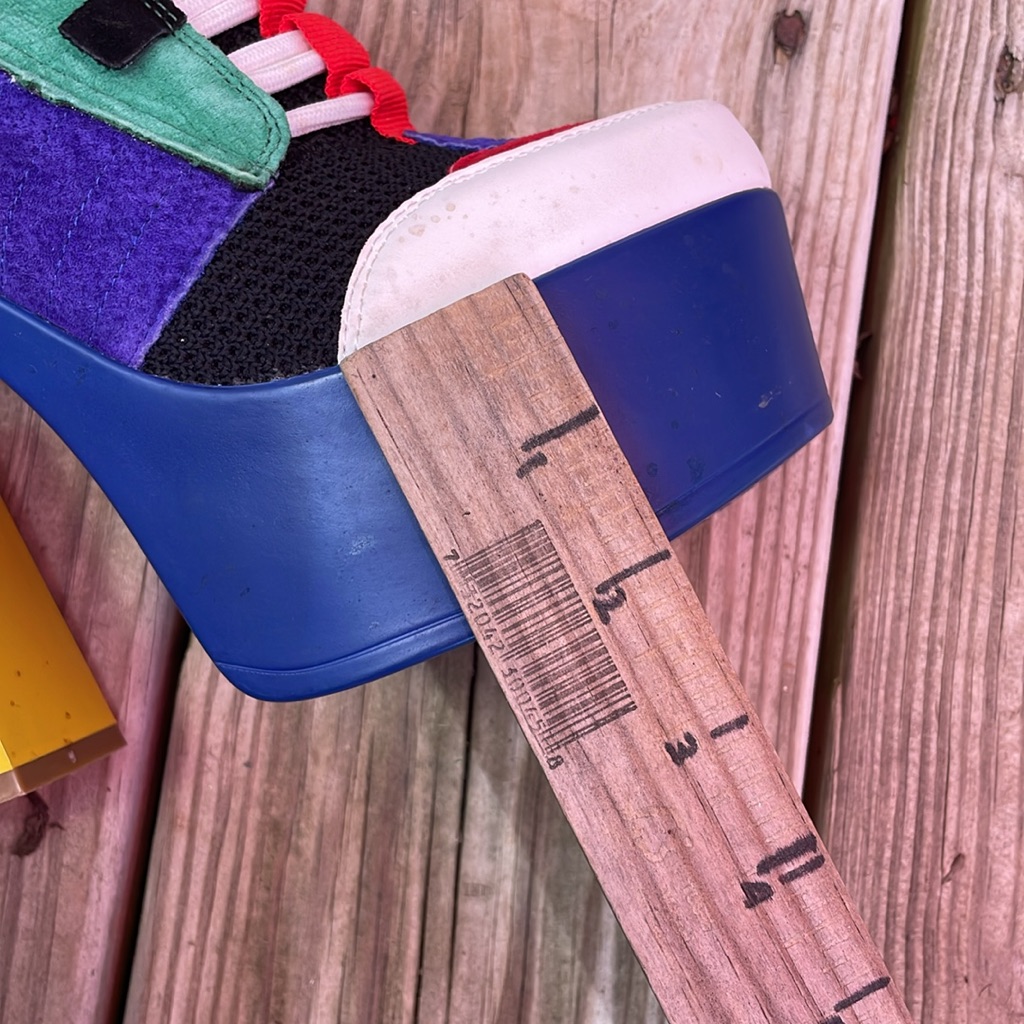 Anthony Wang Zucchini Colorblock Platform Sneaker Heels Size 7.5 — image 5 of 8